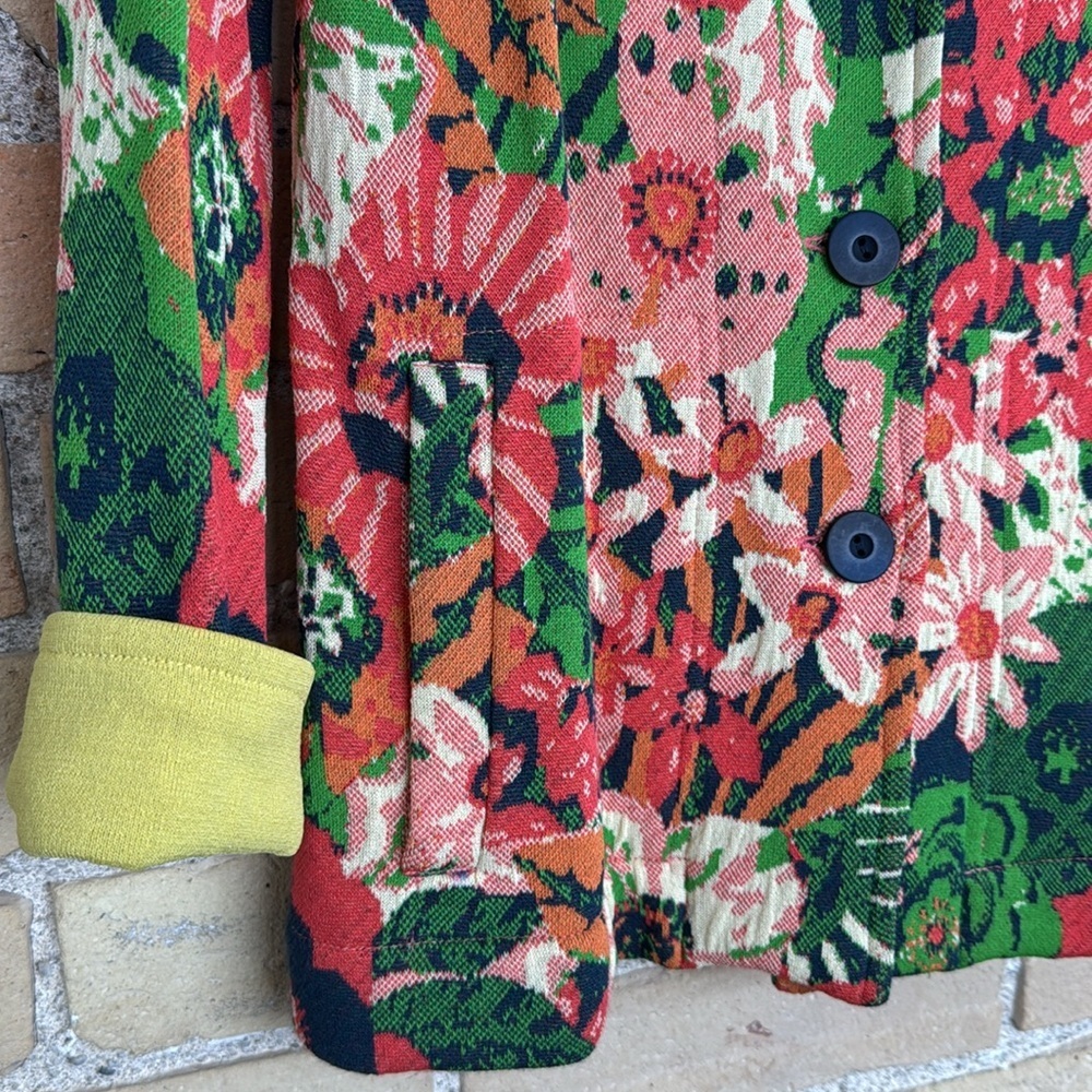 NWT Aldo Martins Floral Multicolor Women's Blazer - Picture 3 of 5